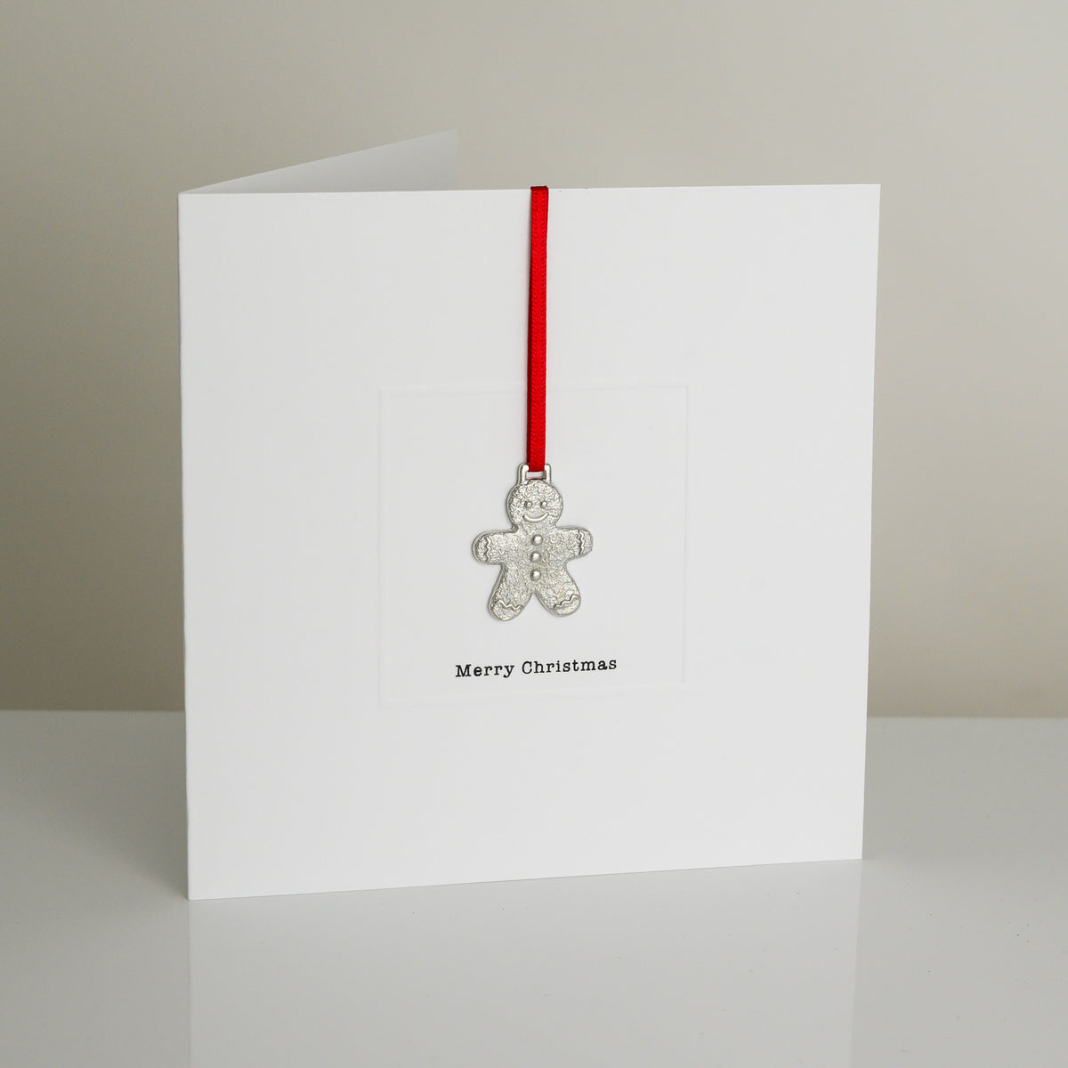 Gingerbread Man Christmas Card