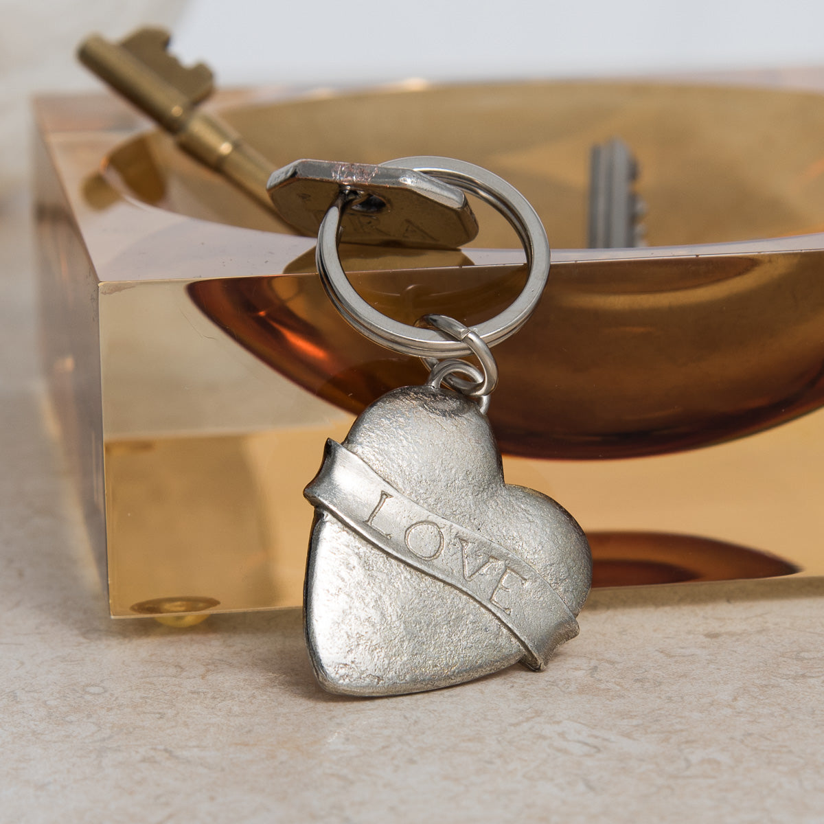 Love Heart Key Ring
