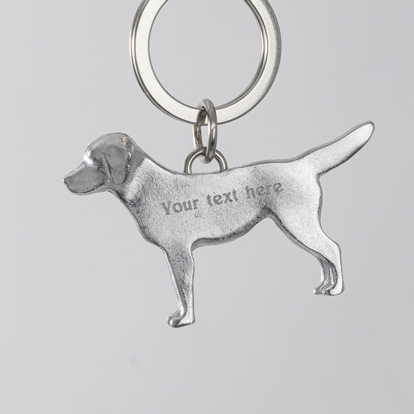 Dog Pewter Key Ring - Lancaster and Gibbings