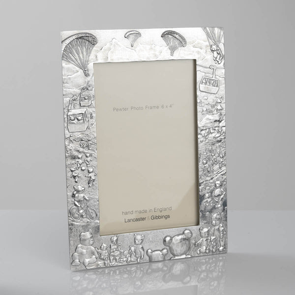 Lancaster & Gibbings ピューターフォトフレーム 7 x 5Lancaster and