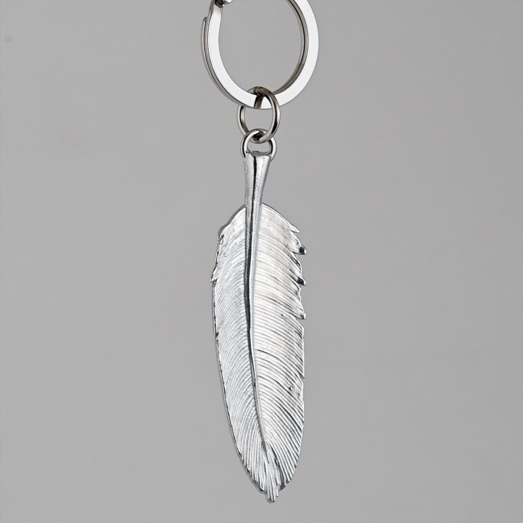 Feather Key Ring