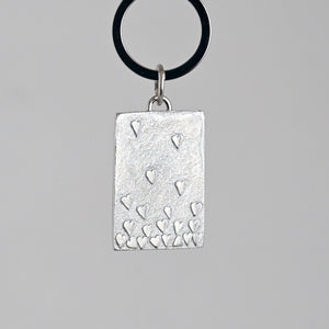 Floating Hearts Key Ring