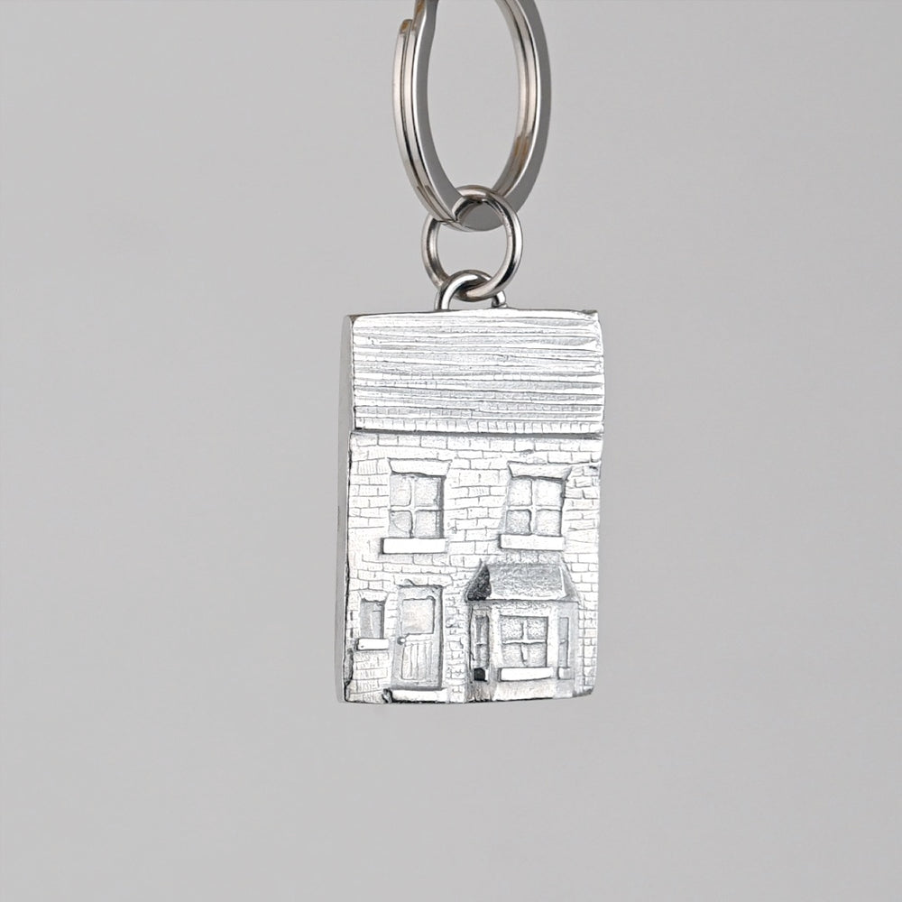 House Pewter Key Ring Lancaster And Gibbings house-pewter-key-ring-lancaster-and-gibbings