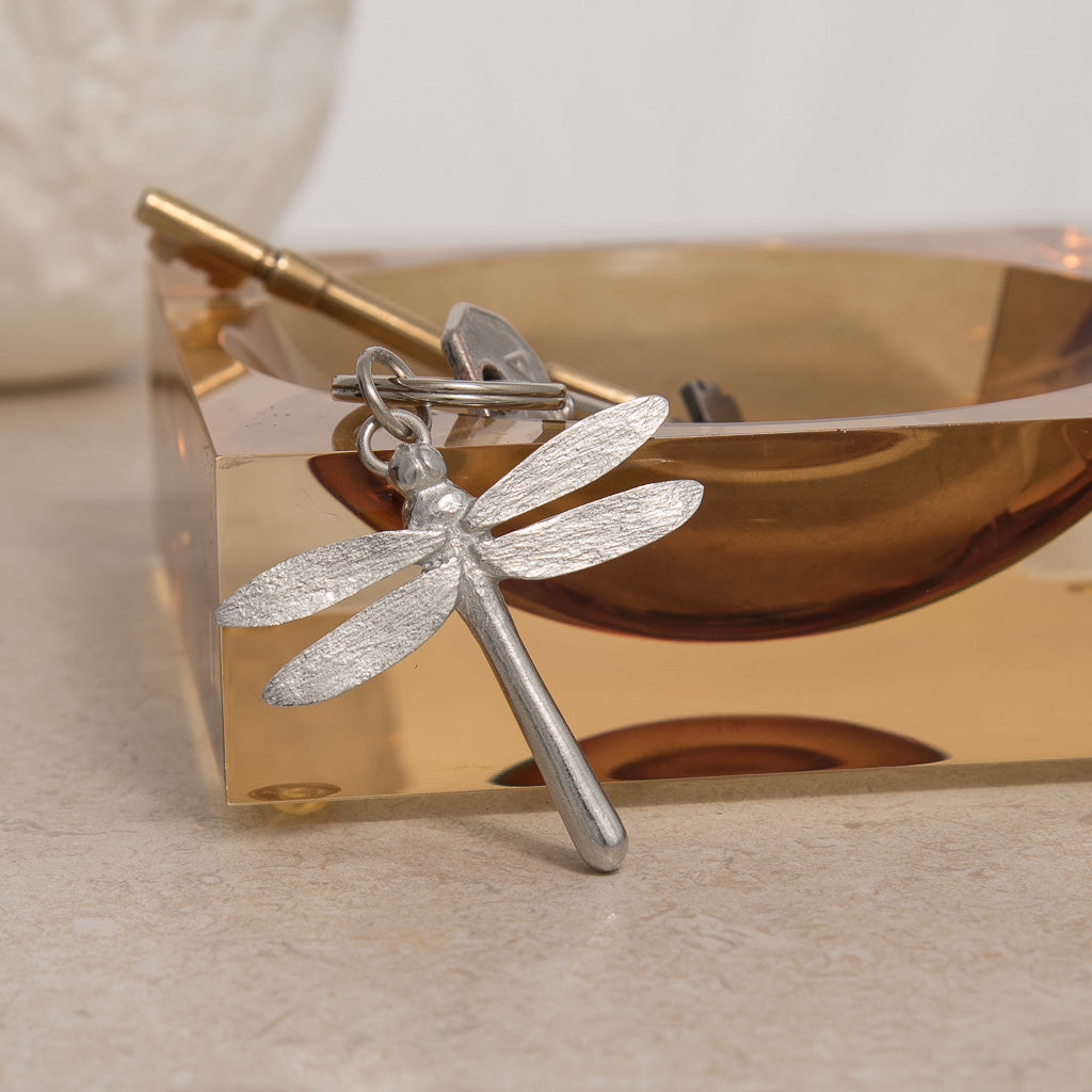 Dragonfly Pewter Key Ring - Lancaster and Gibbings
