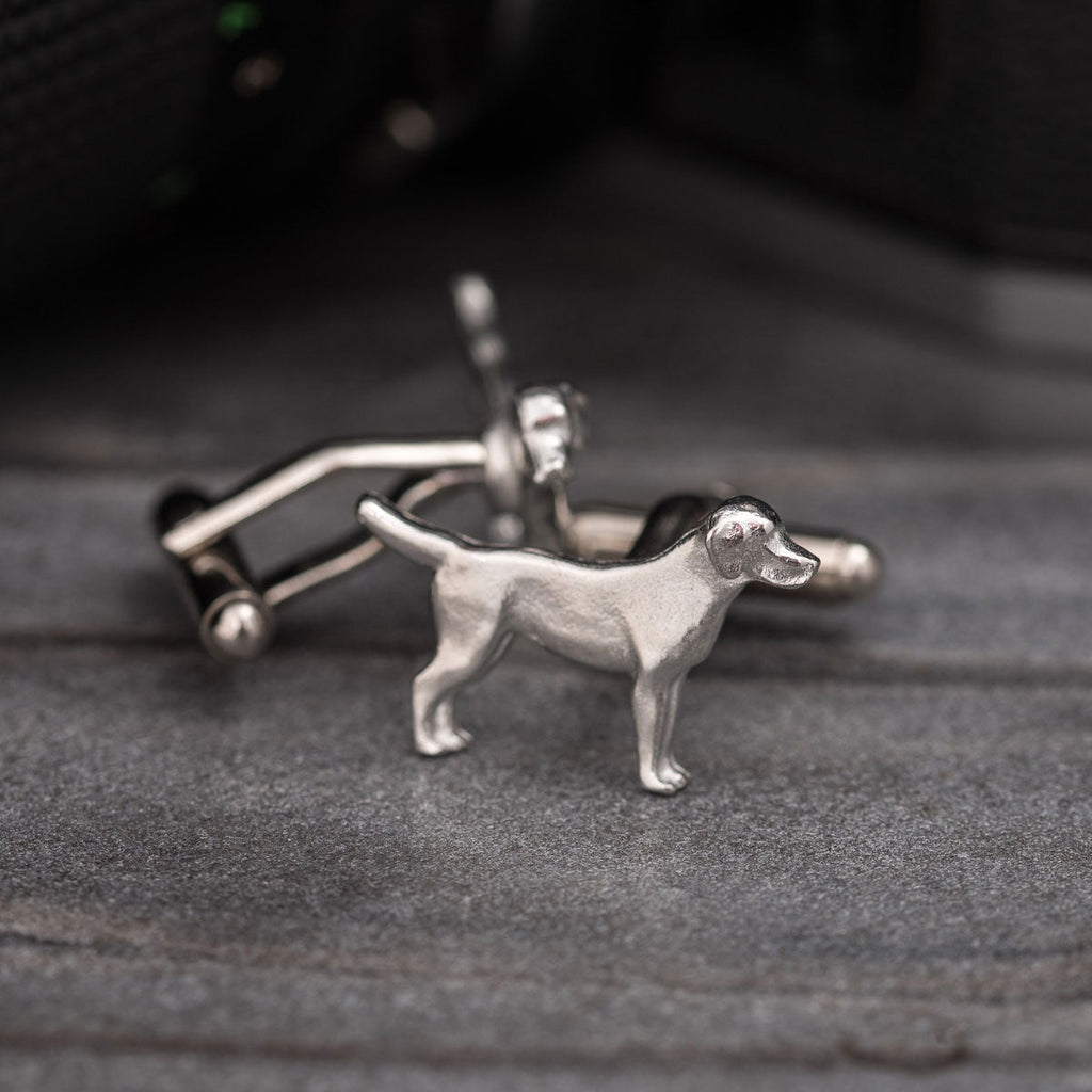 Labrador Cufflinks - Lancaster and Gibbings