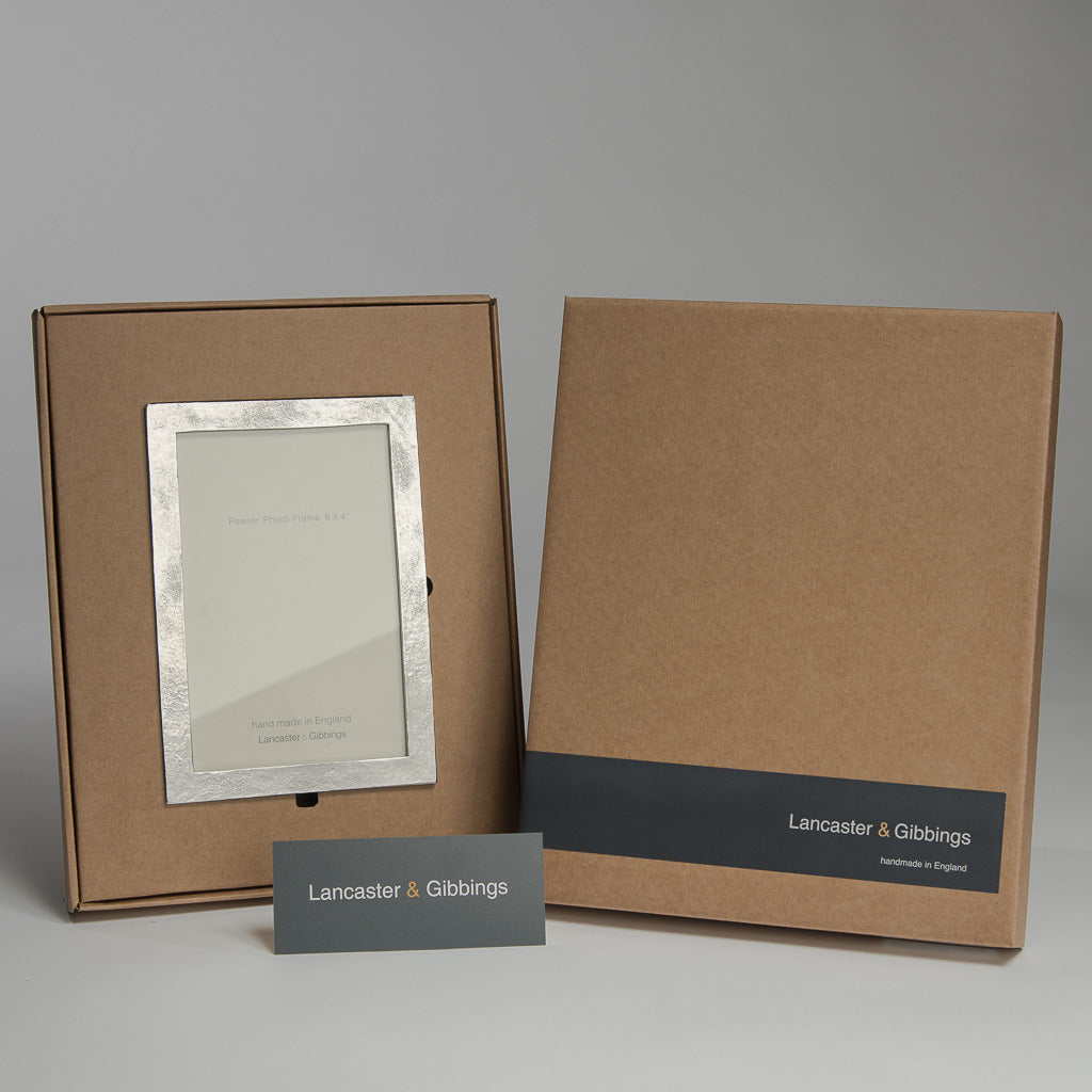 Sandstone No1 Pewter Photo Frame - Lancaster and Gibbings