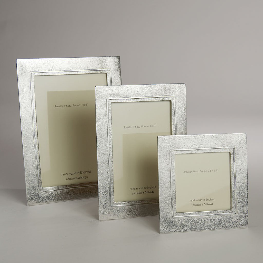 Raised Line Pewter Photo Frame - Lancaster and Gibbings