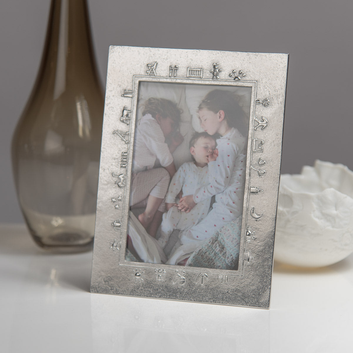 Baby Charms Pewter Photo Frame - Lancaster and Gibbings