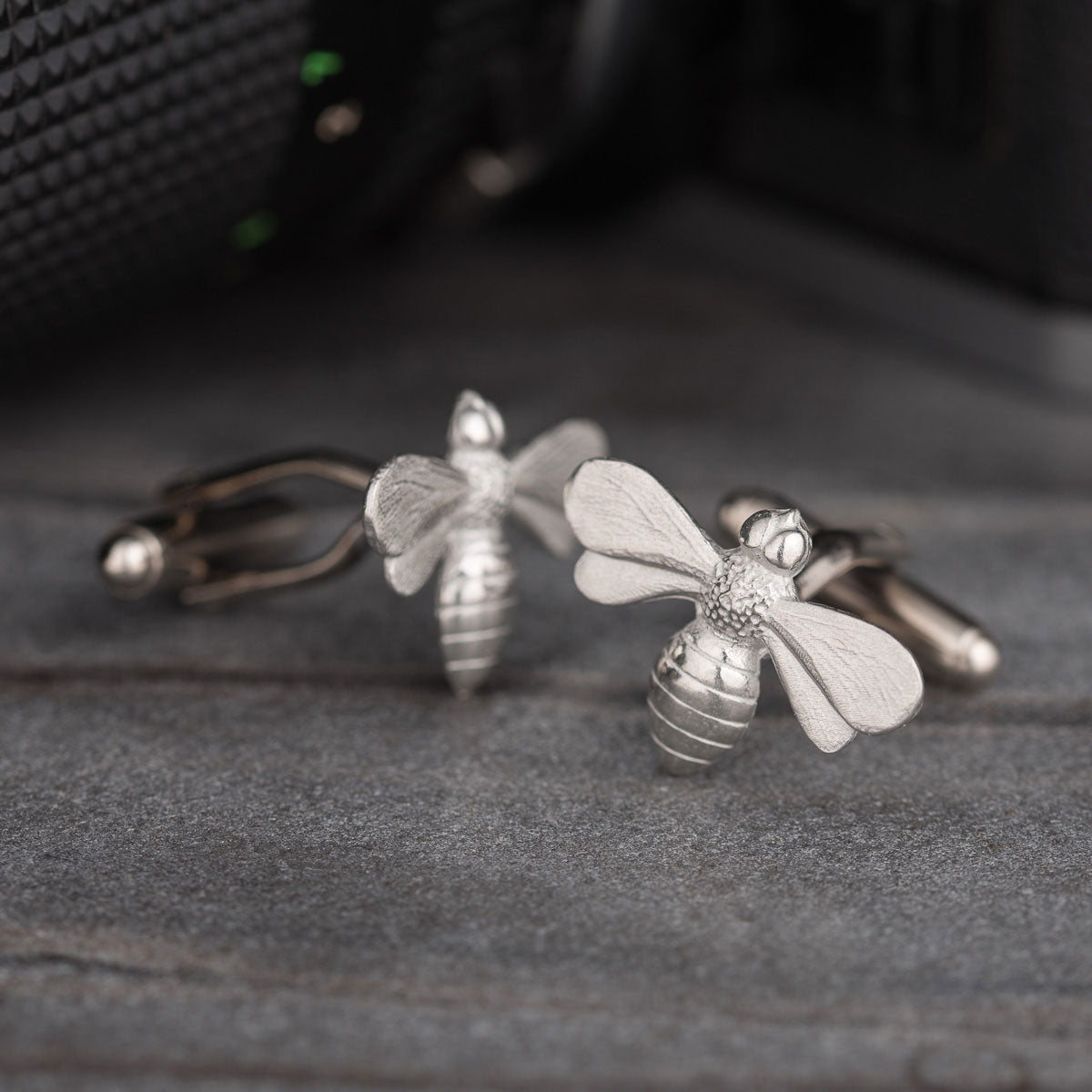 Bear Guinea Feather Cufflinks